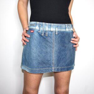 Miss Sixty VTG Y2k denim mini skirt